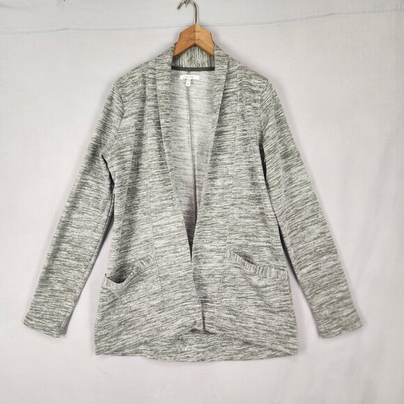 Maurices Cardigan Open Front Sweater Women's  M Long Sleeve Green Gray Hip - Picture 3 of 8